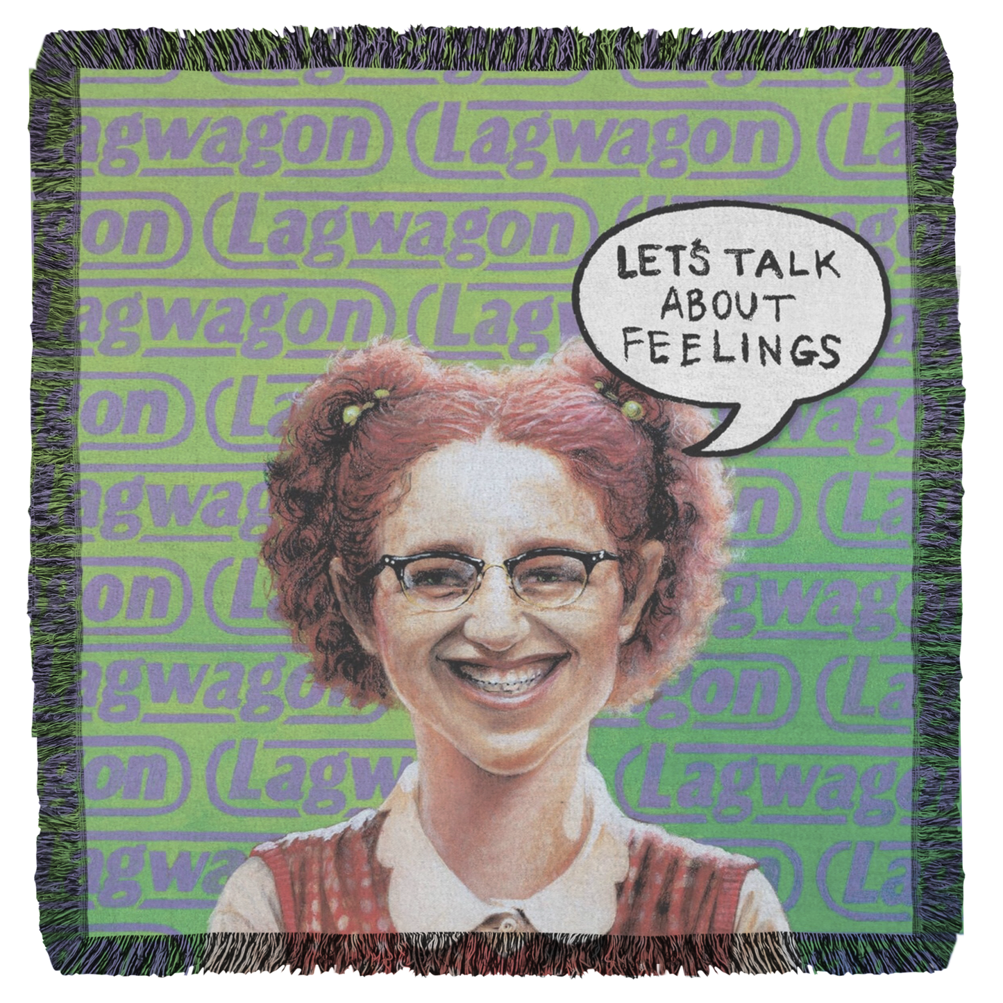 Feelings Knit Blanket
