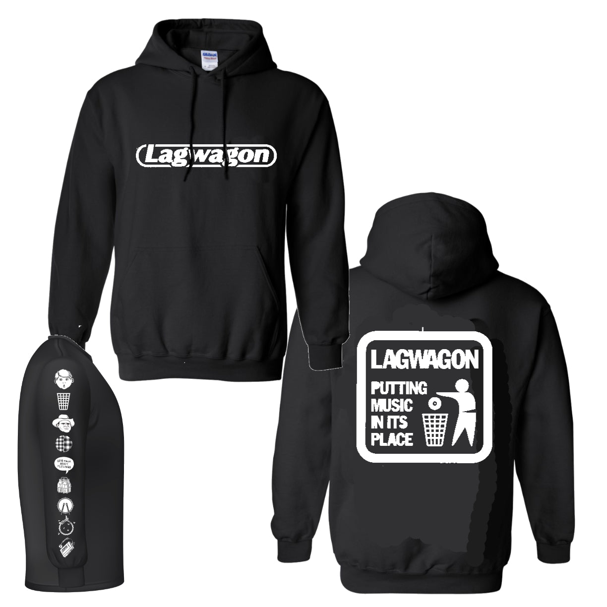 Putting Music Emblem Hoodie – Lagwagon